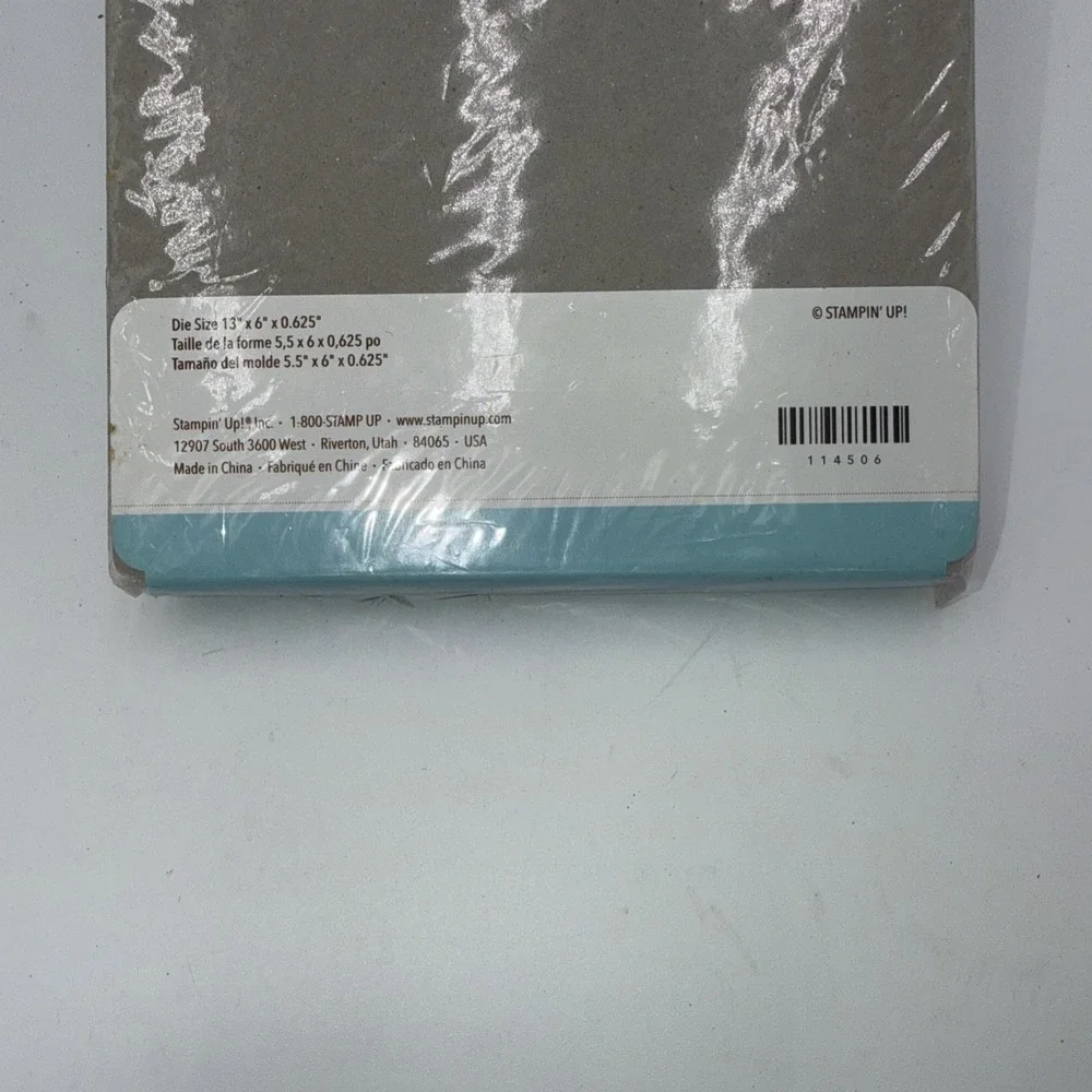 Stampin Up Big‎ Shot Movers & Shapers Curly Label New